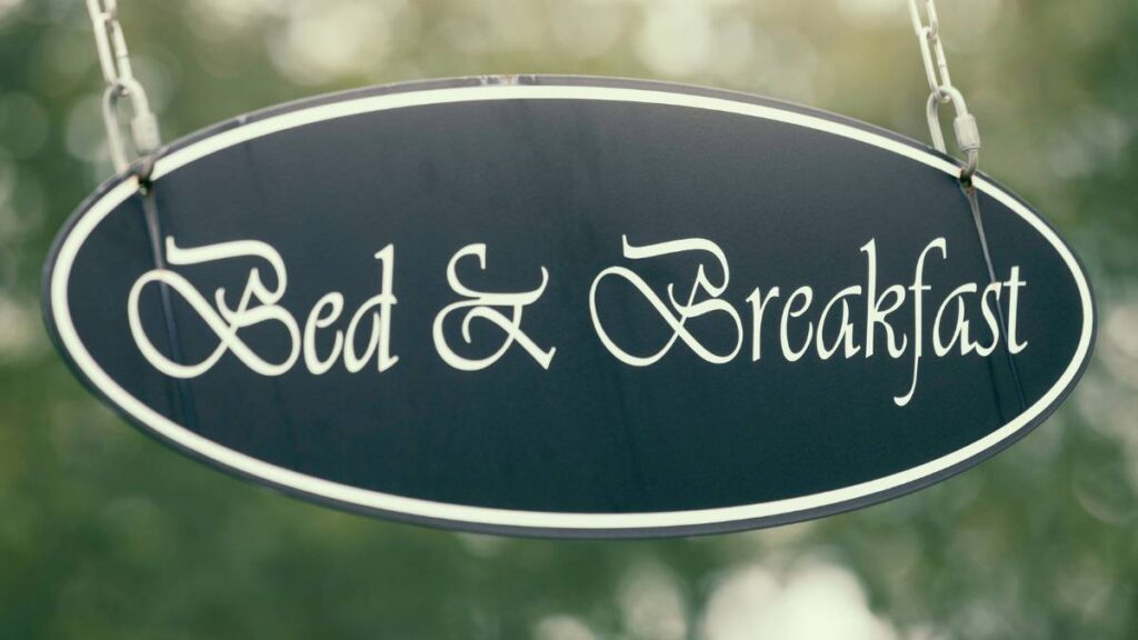 Bed and breakfast website design