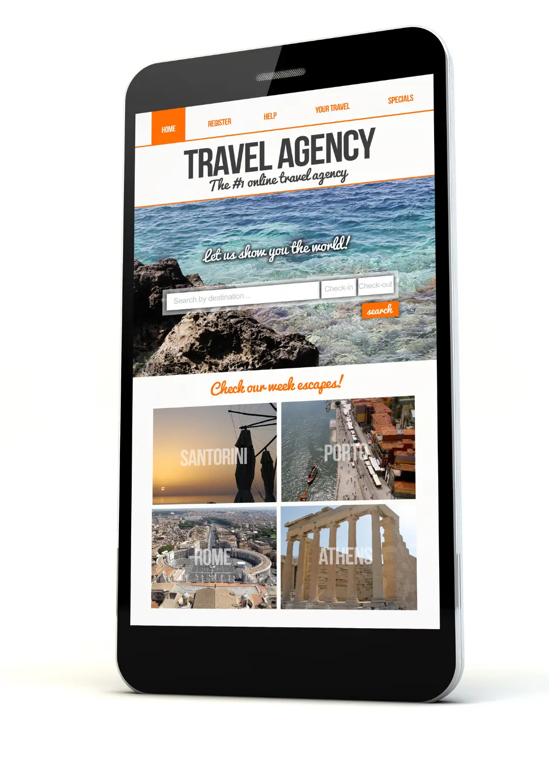 Travel Website Design